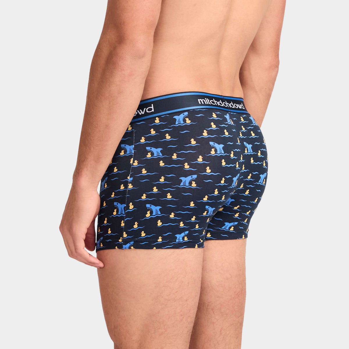 Mitchdowd Men's Smiling Shark Trunk 3 Pack