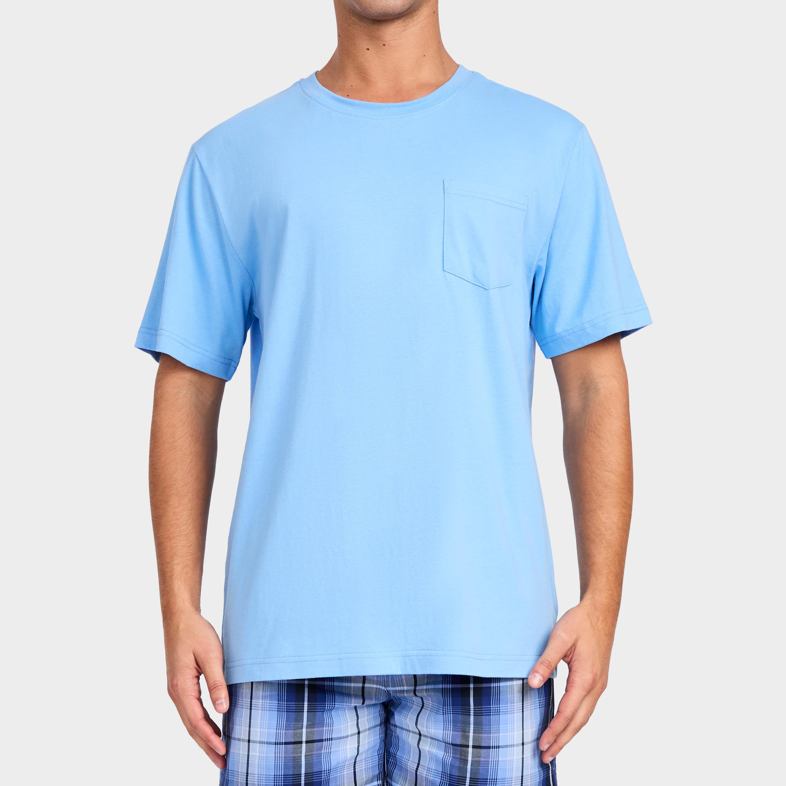 Mitchdowd Men’s Cotton Pocket Sleep Tee