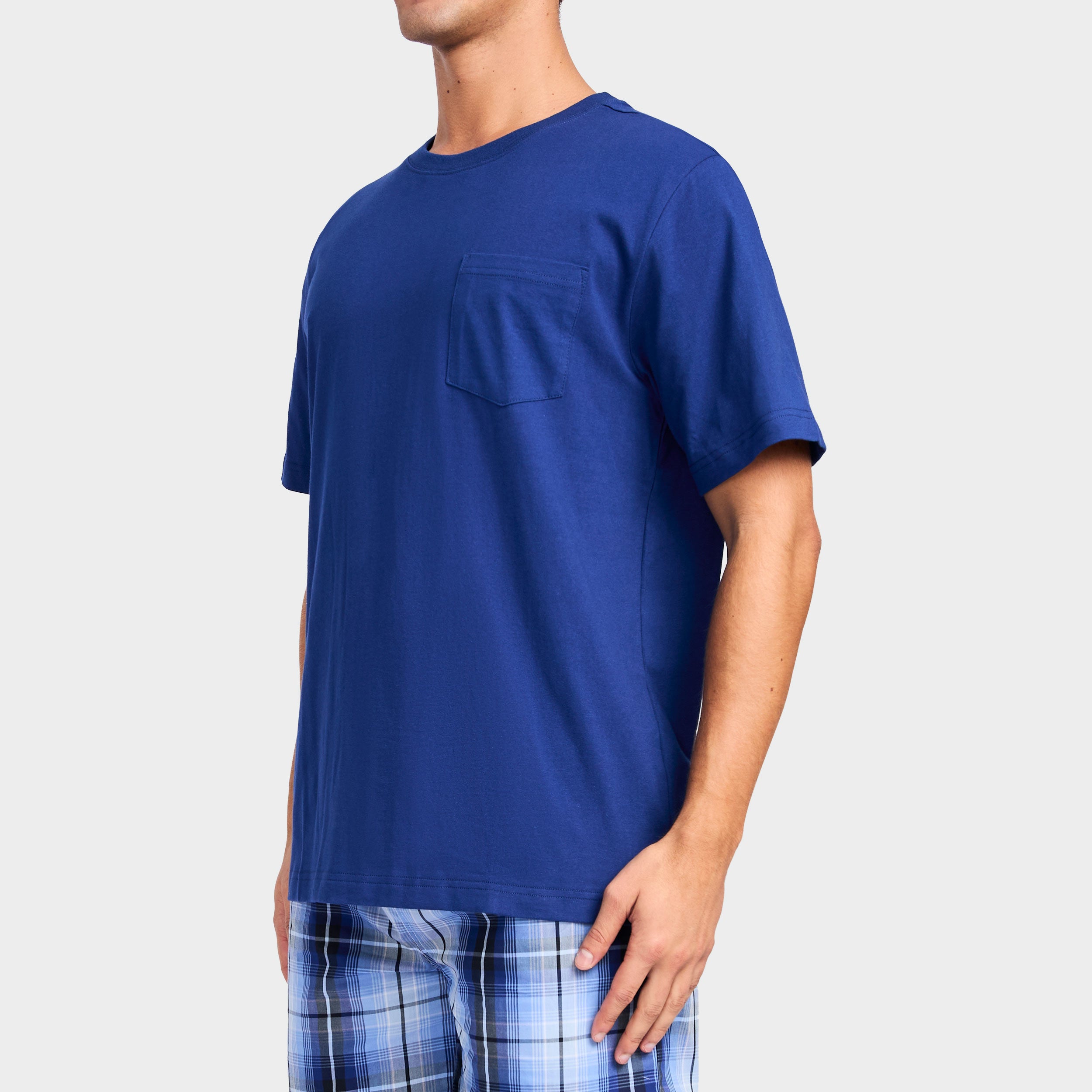Mitchdowd Men’s Cotton Pocket Sleep Tee