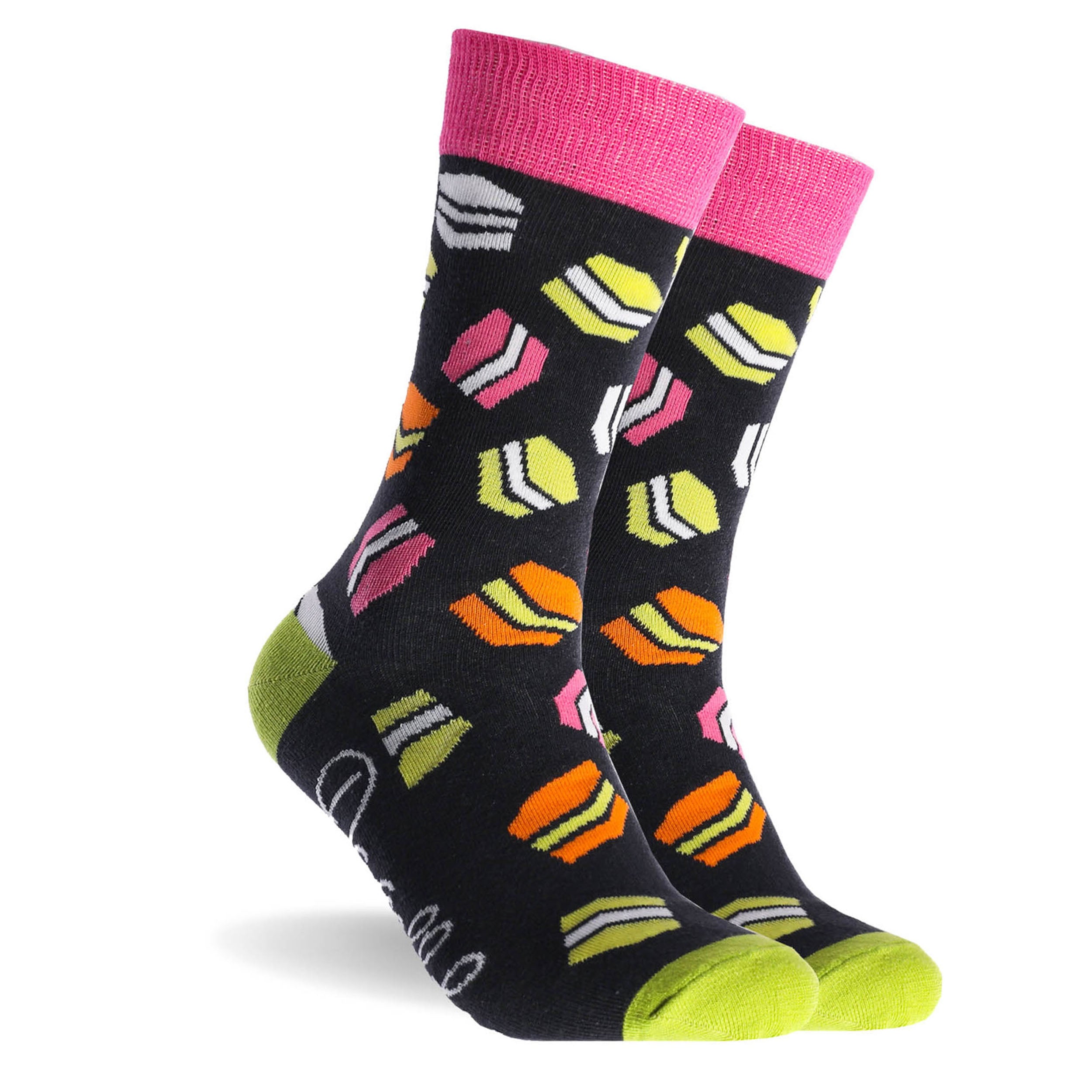 Men's Darrell Lea Cotton Crew Socks 3 Pack Gift Box - Black - Image 4