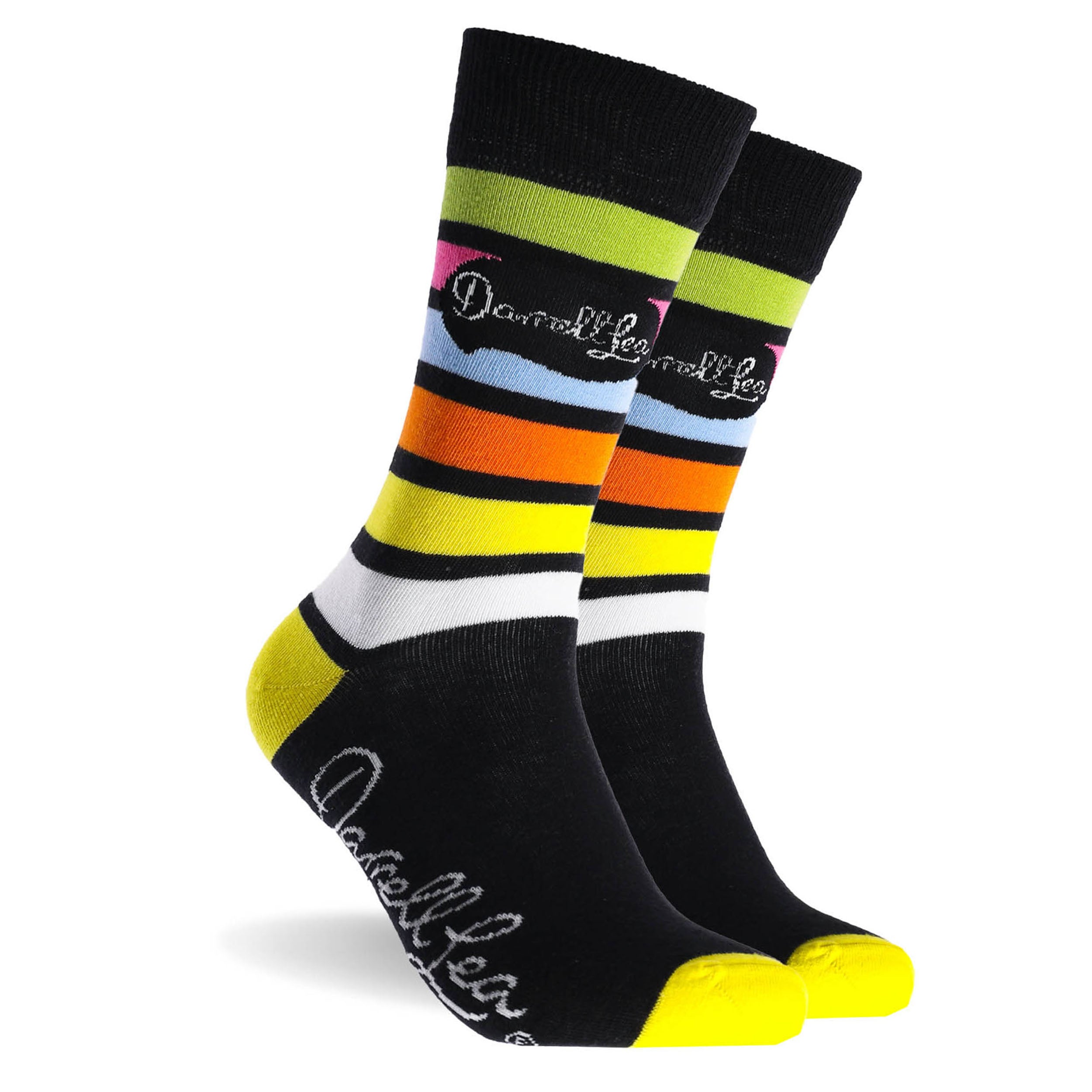 Men's Darrell Lea Cotton Crew Socks 3 Pack Gift Box - Black - Image 5