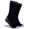 Men's Plain Bamboo Comfort Crew Socks 2 Pack - Black