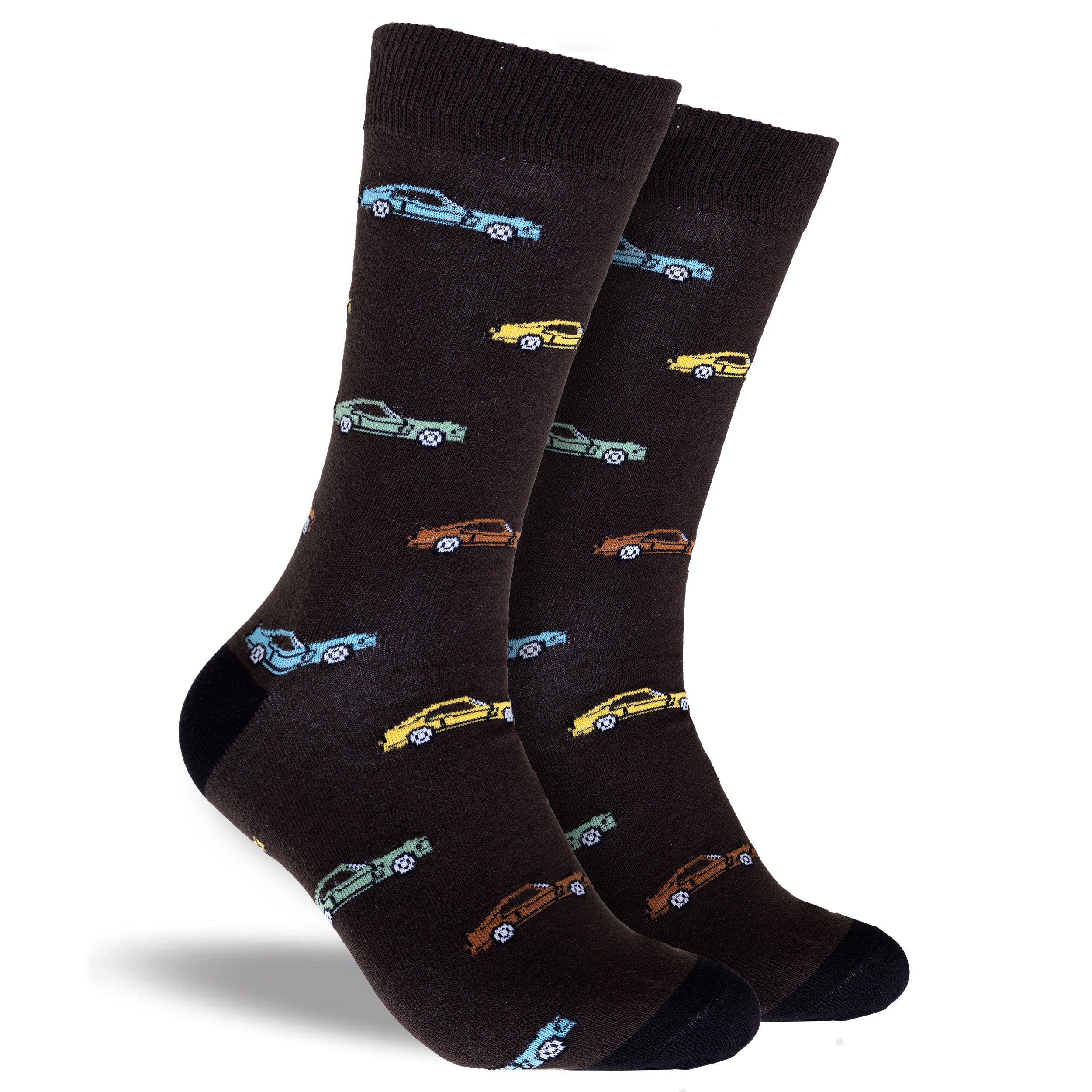 Men's Rev Head Cotton Crew Socks 3 Pack Gift Box - Blue, Black & Grey - Image 15