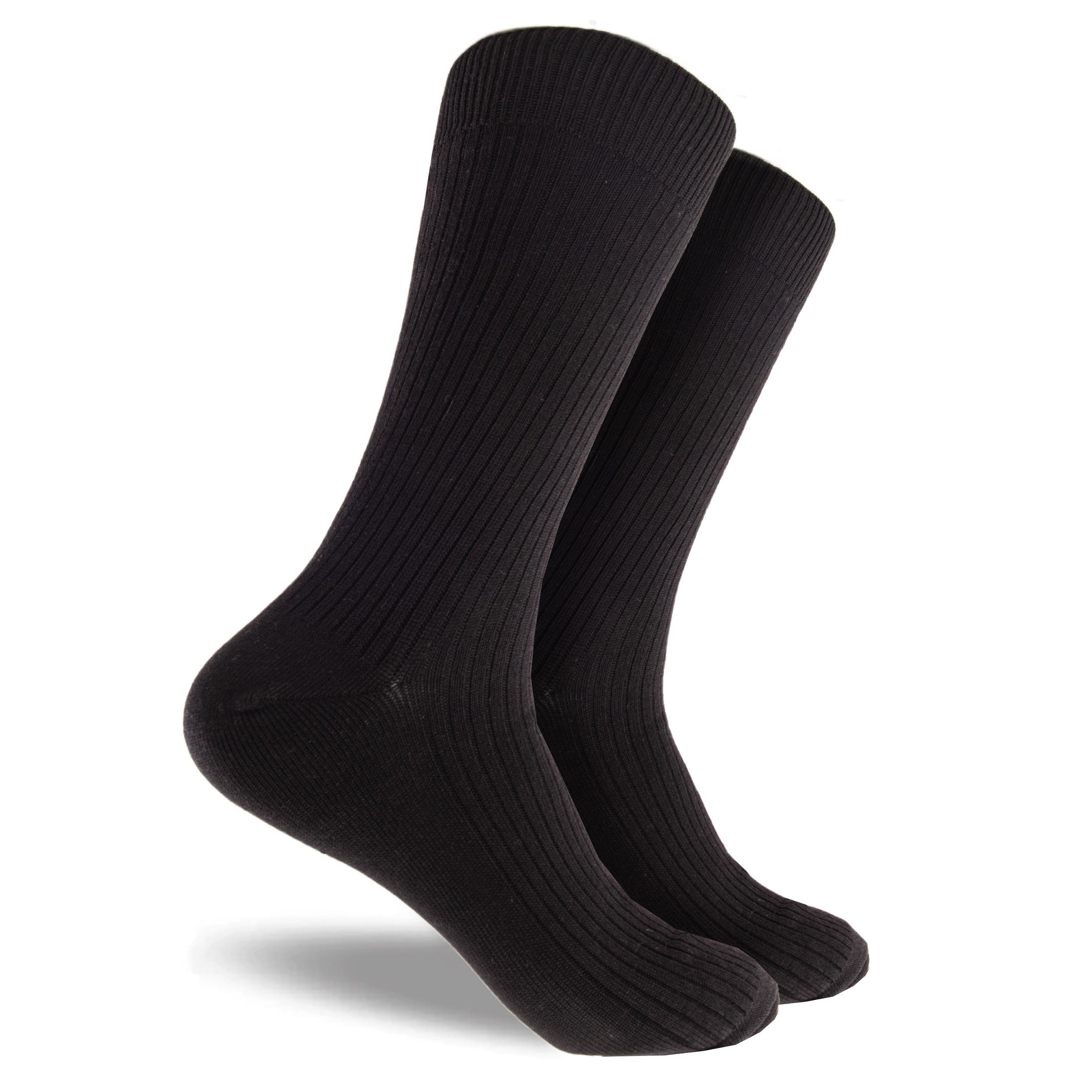 Men's Bamboo Rib Crew Socks 3 Pack - Assorted - Image 4