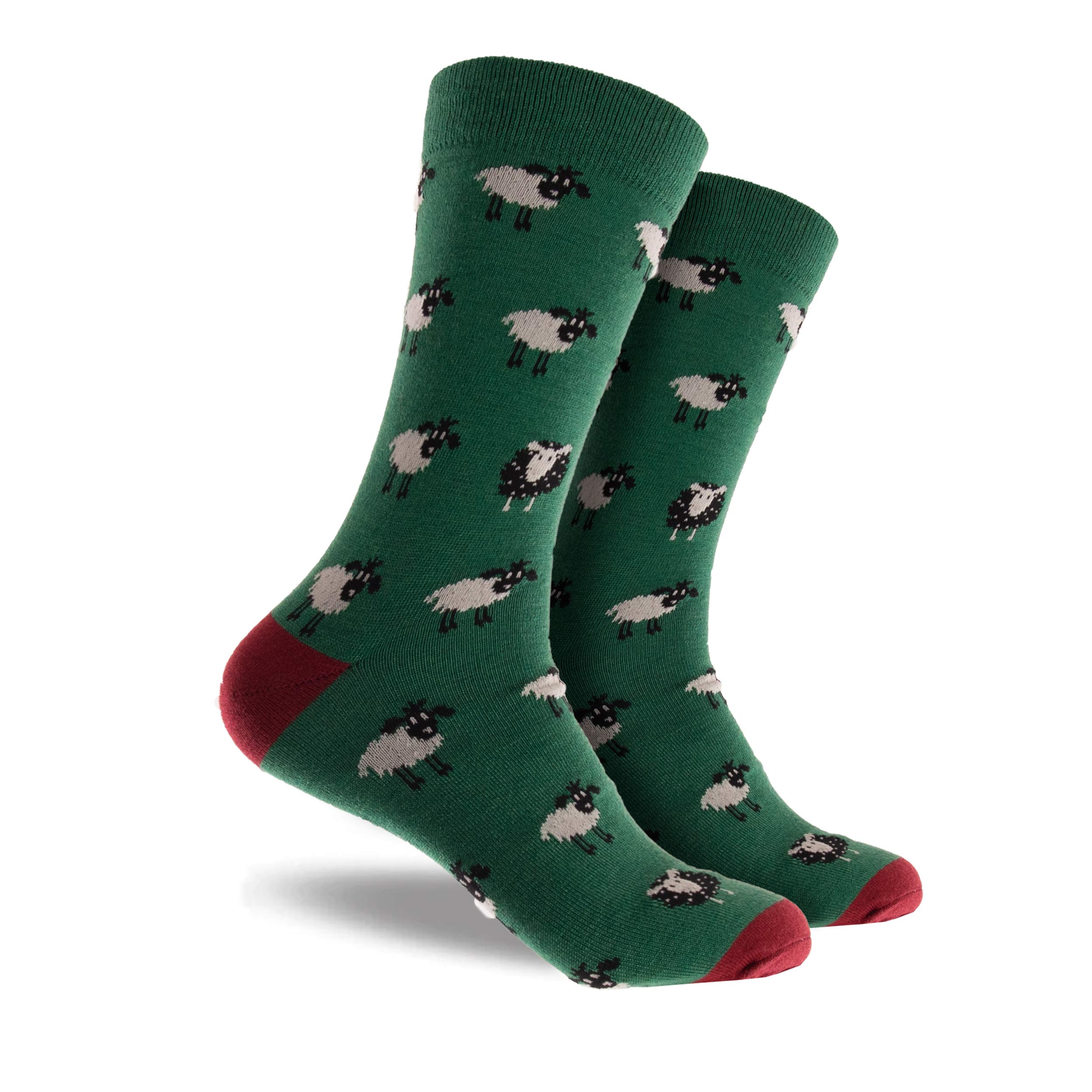 Men's Sheep Dog Wool Crew Socks 2 Pack - Forest - Image 2