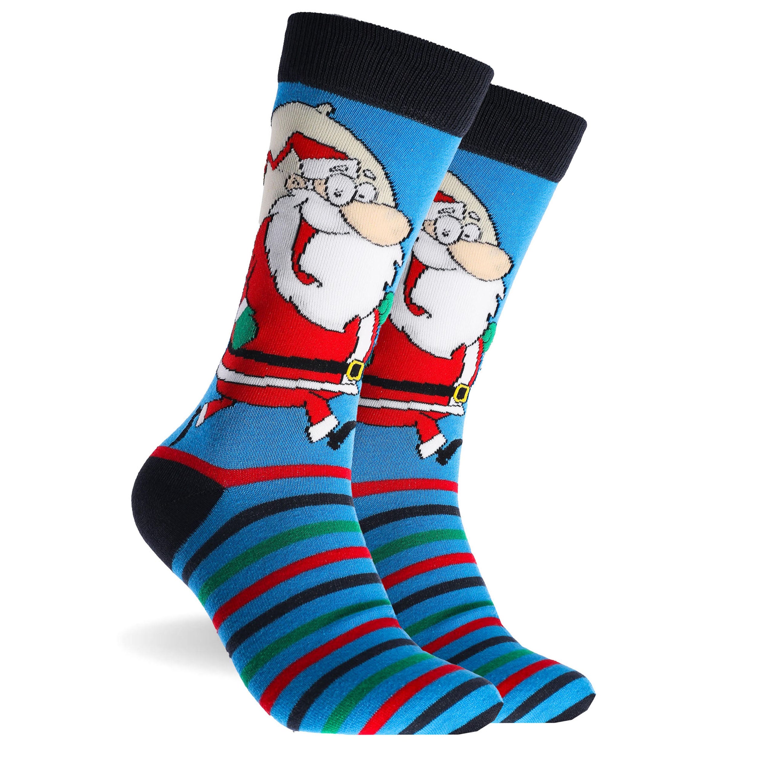 Mitch Dowd Mens Christmas Cotton Crew Socks 3 Pack Ugly XMAS Gift Box