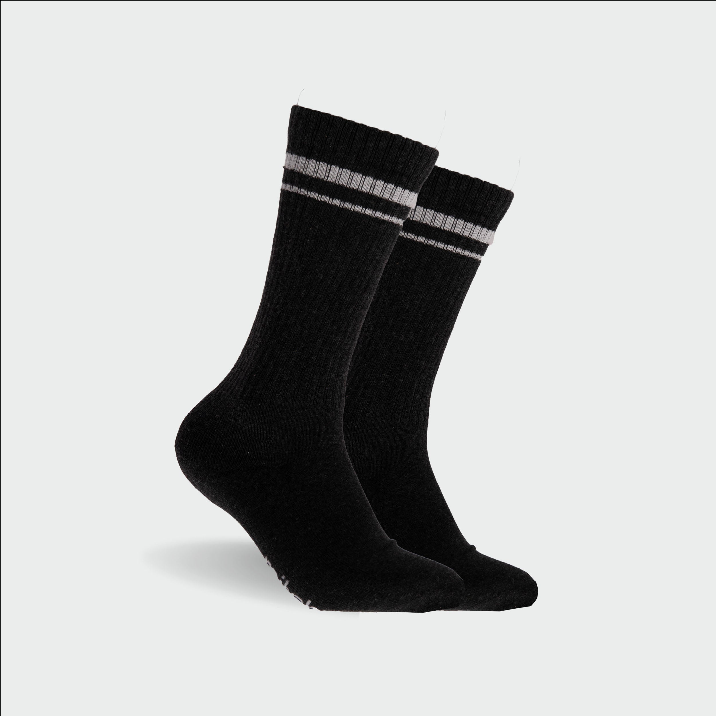 Men's Sport Crew Socks 5 Pack - Black Assorted - Image 3