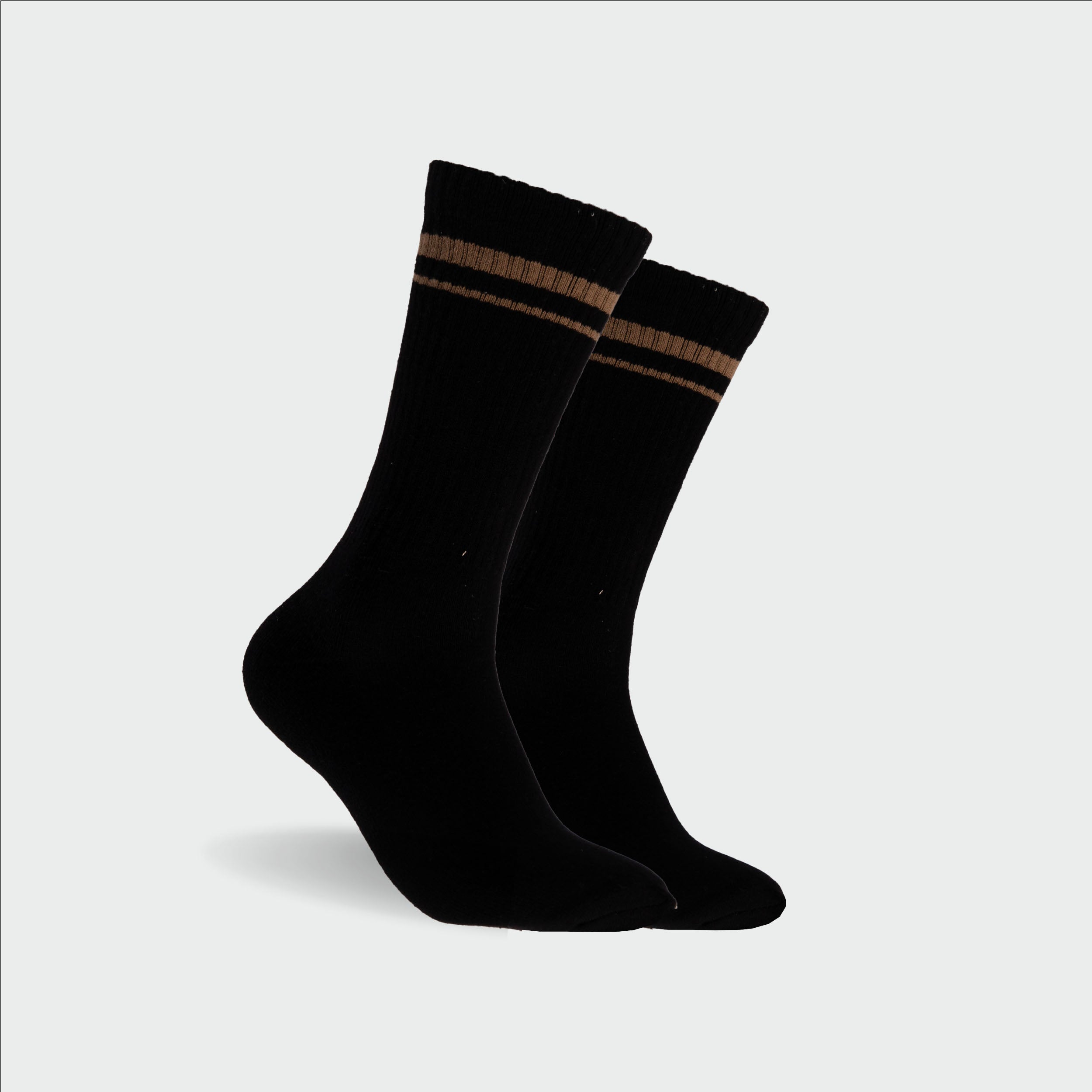 Men's Sport Crew Socks 5 Pack - Black Assorted - Image 6