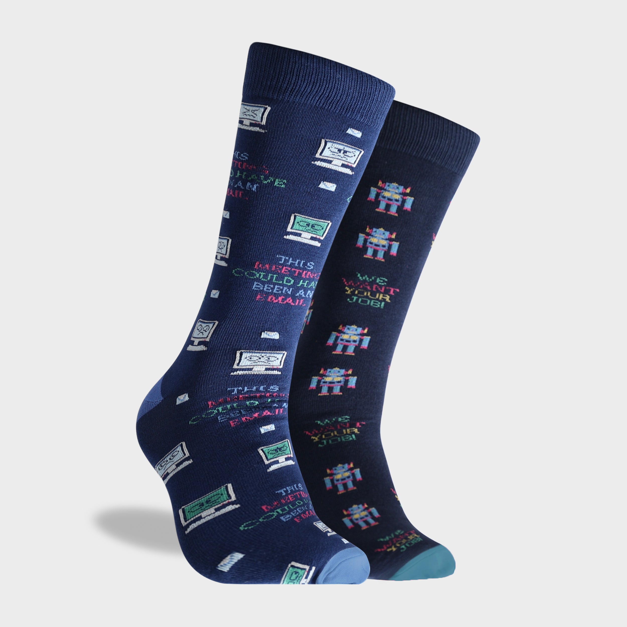 Mens Hardware Takeover Bamboo Socks 2 Pack - Multi