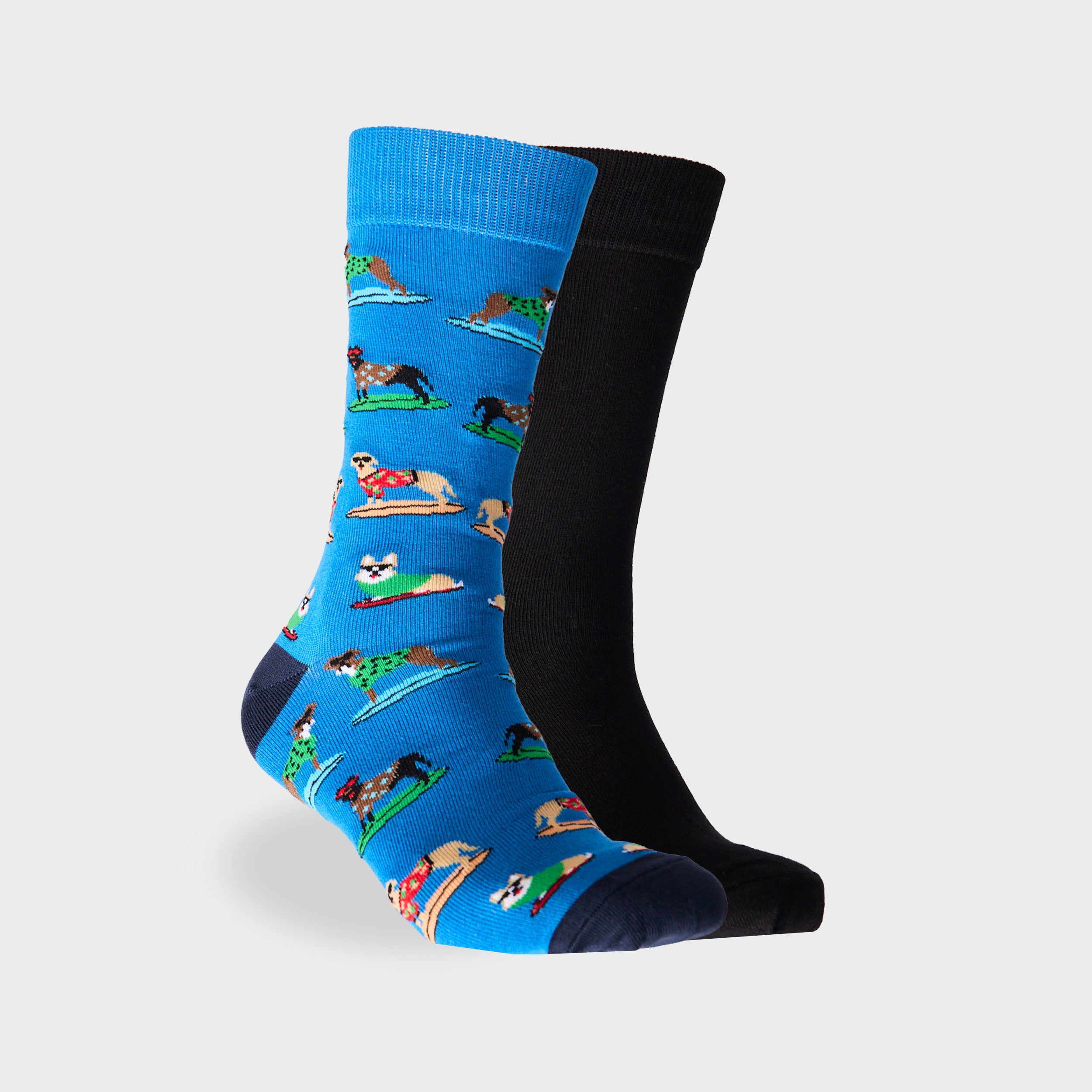 Mitchdowd Men’s Dog Surf Bamboo Socks 2 Pack