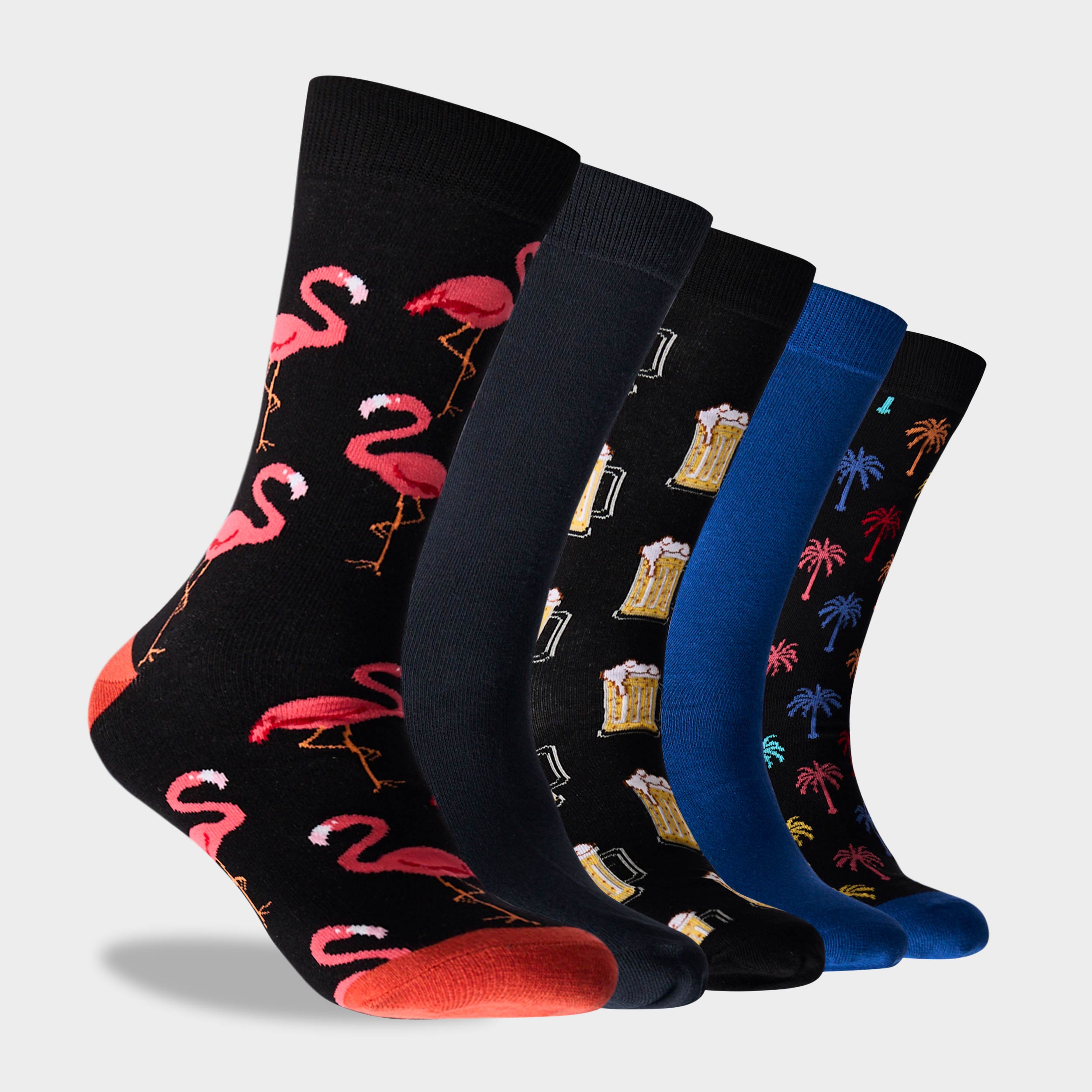 Mitchdowd Men’s Fan Favourites Cotton Socks 5 Pack