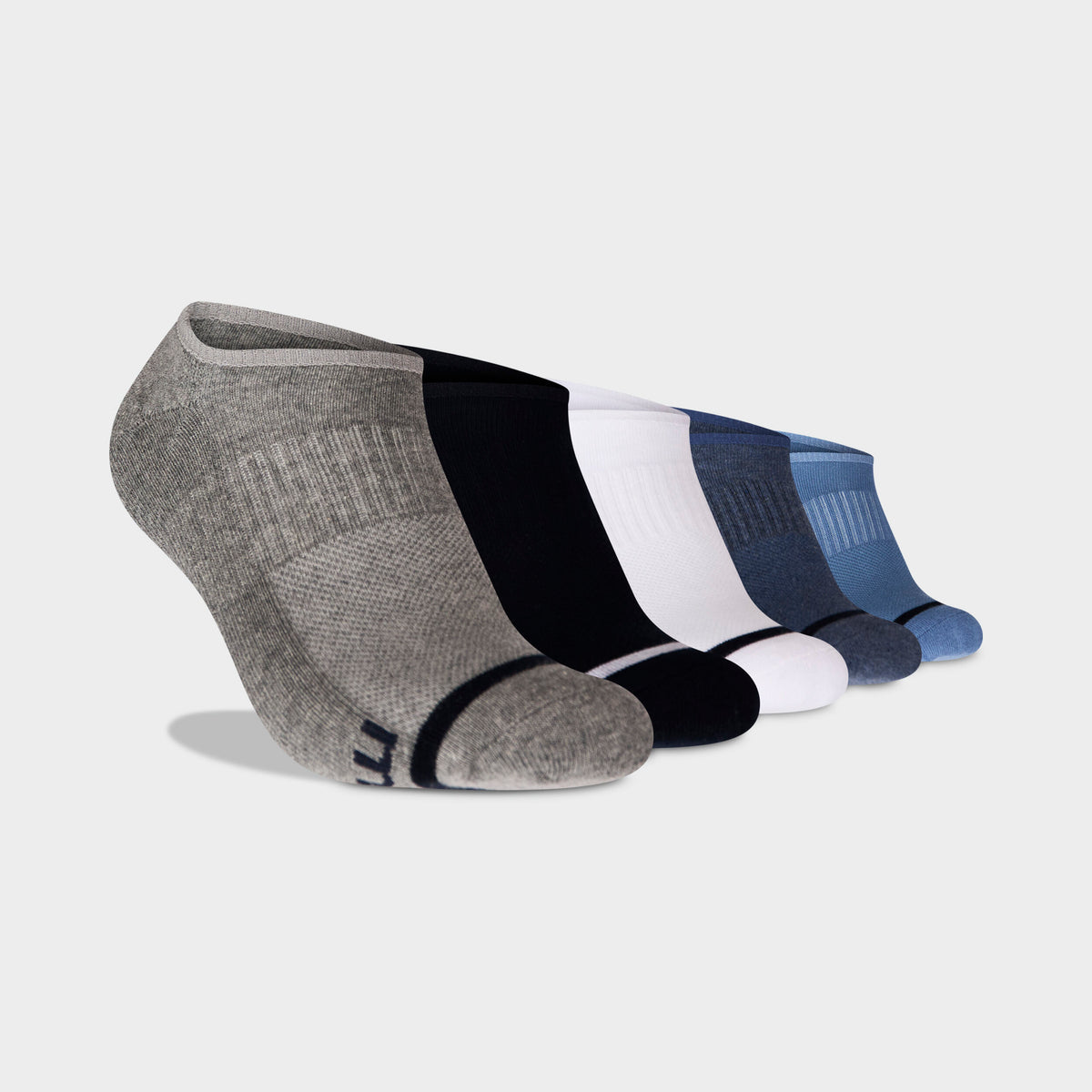 Mitchdowd Casual Cushioned No Show Socks 5 Pack