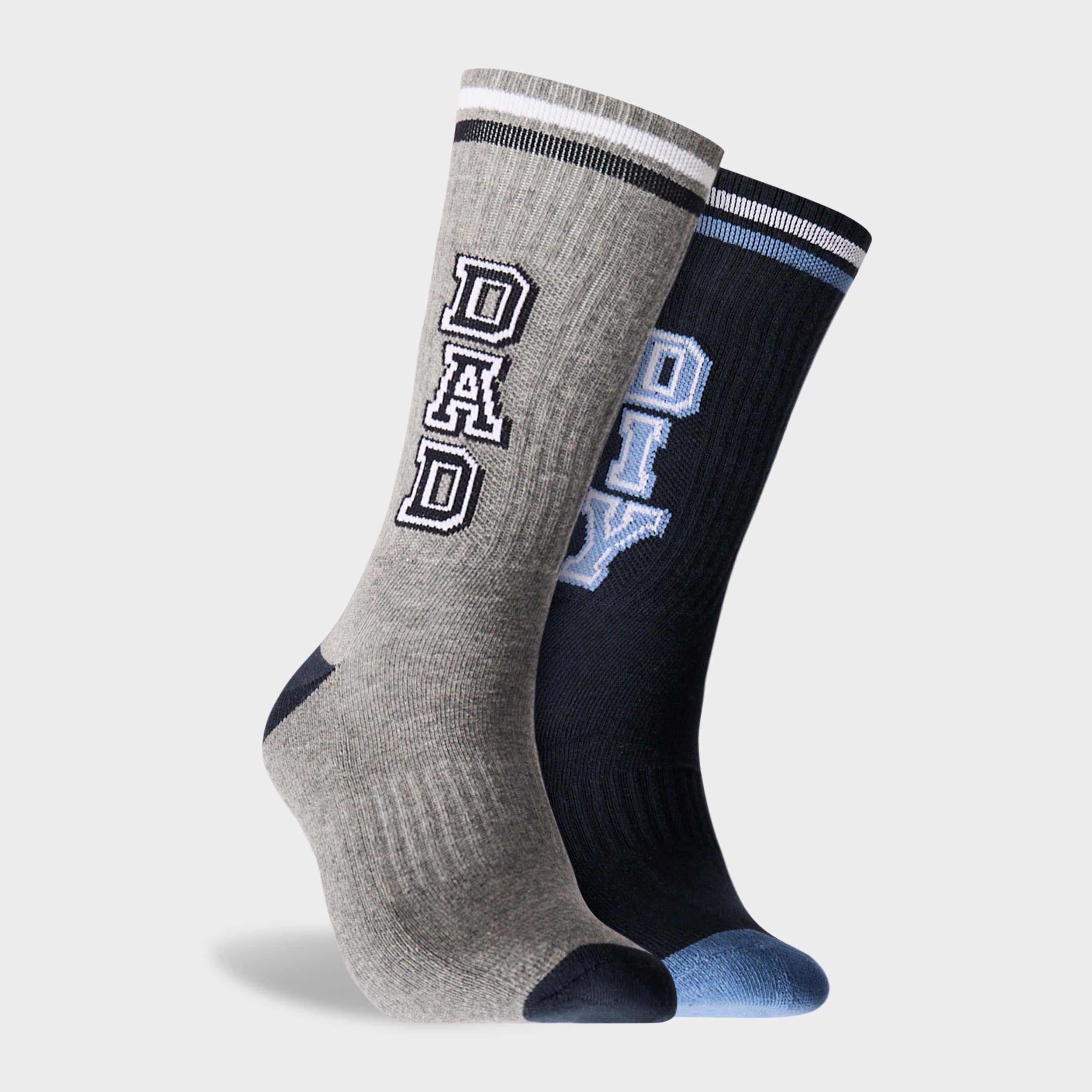 Mitchdowd Men’s College Rib Crew Socks 2 Pack