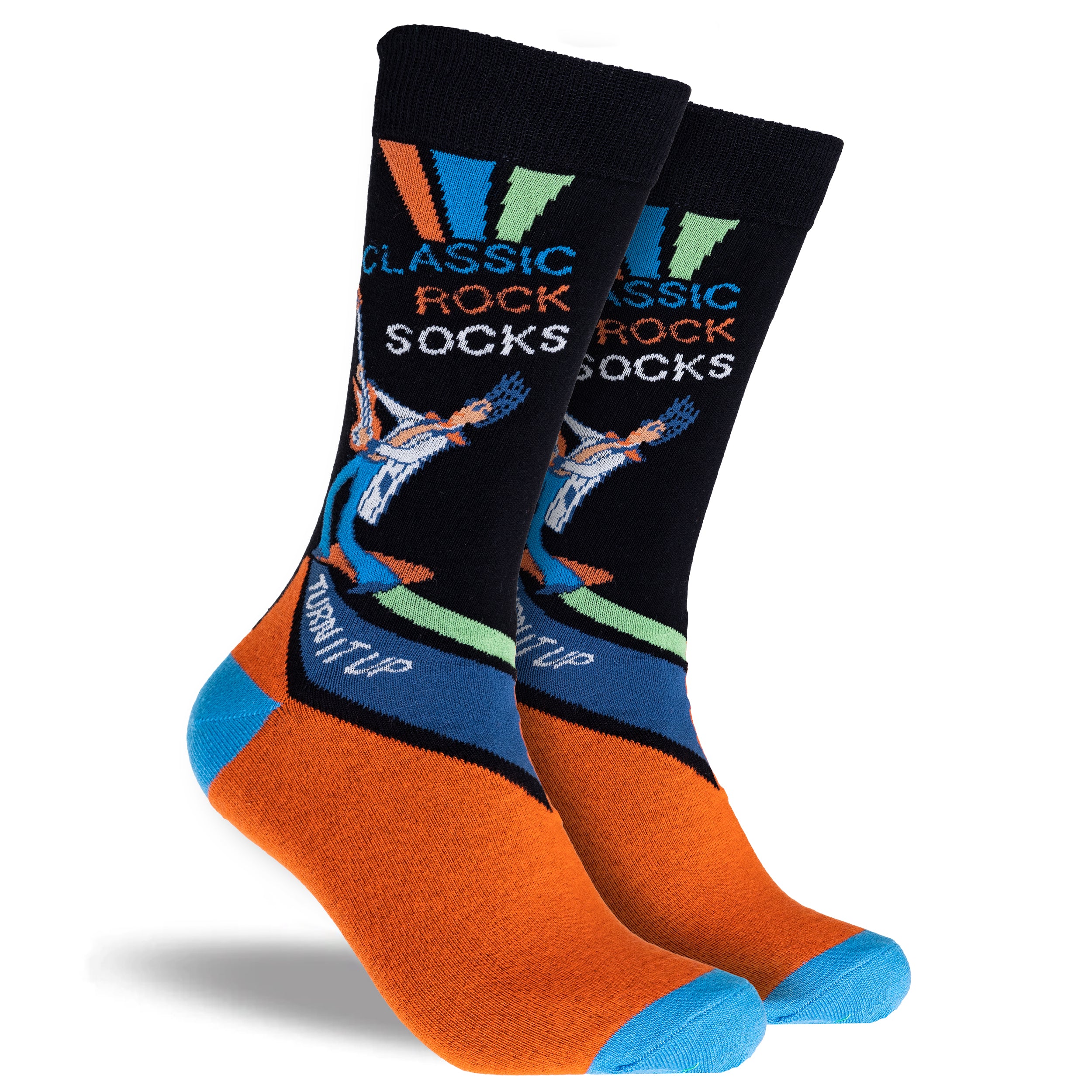 Men's Classic Rock Cotton Crew Socks Image 1