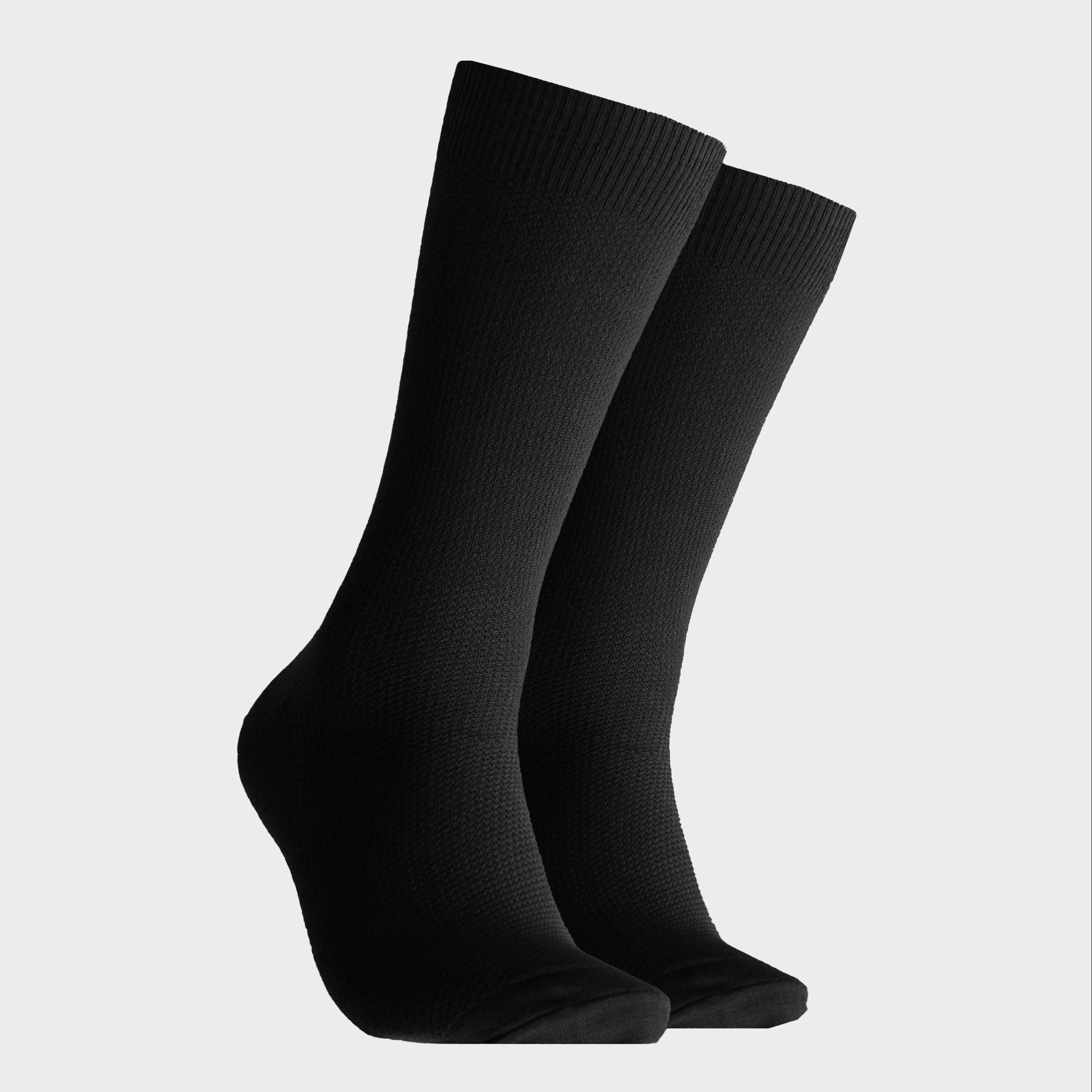 Mitchdowd Men's Waffle Bamboo Crew Socks