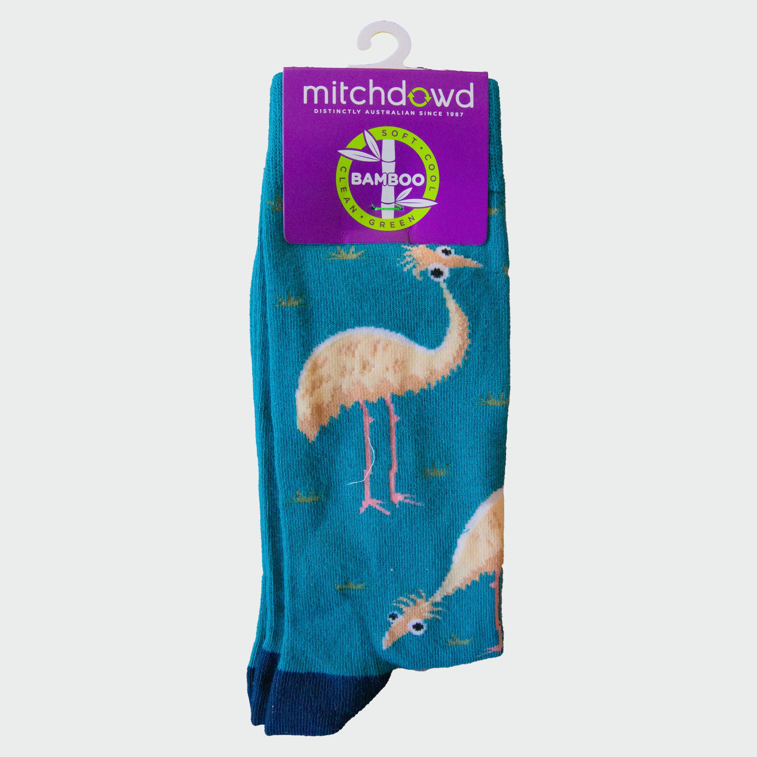 Mitchdowd Mens Bamboo Socks Emu Town