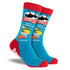 Men's Pringles Variety Cotton Crew Socks 4 Pack Gift Box - Red