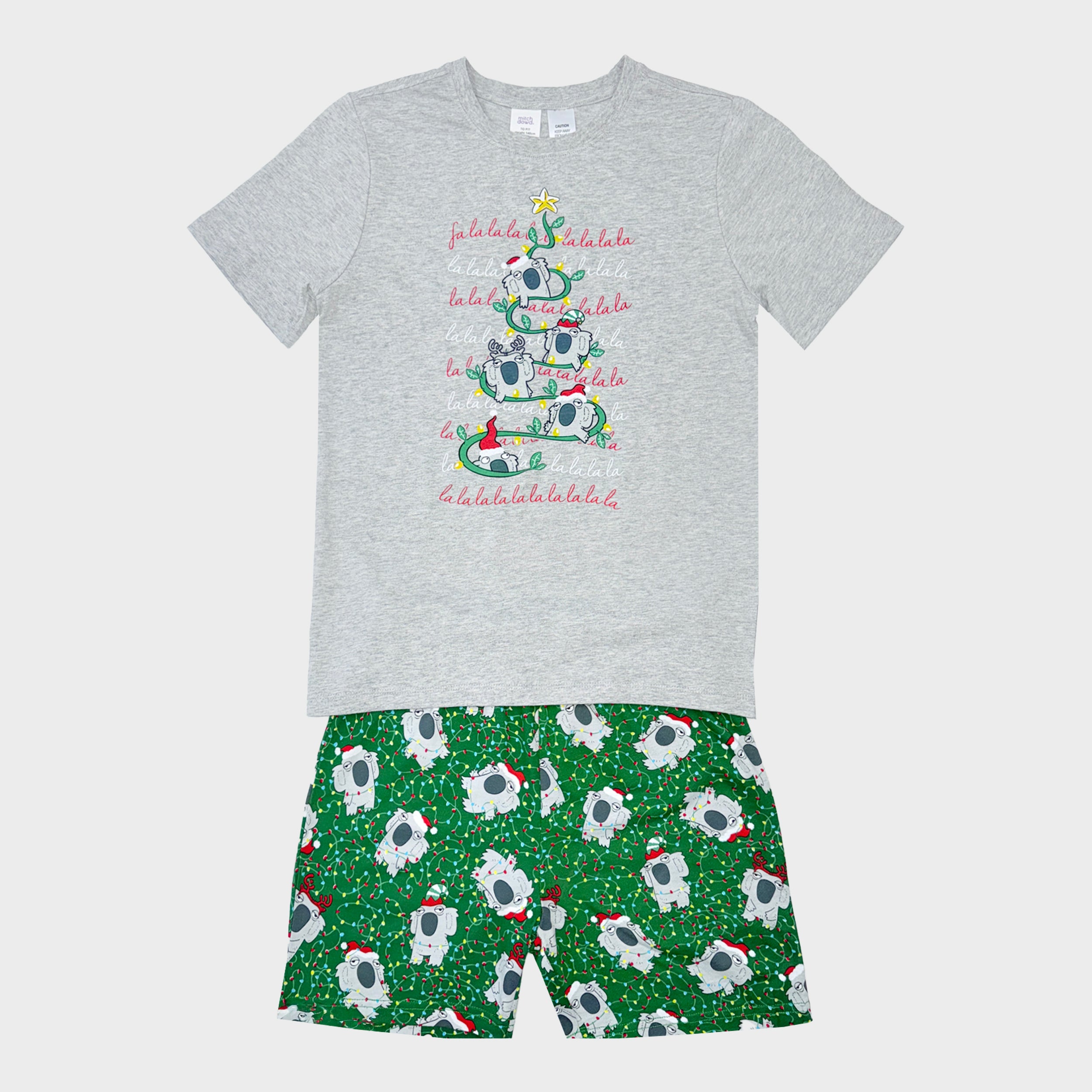 Kids Christmas Koala Men's Pyjama Set