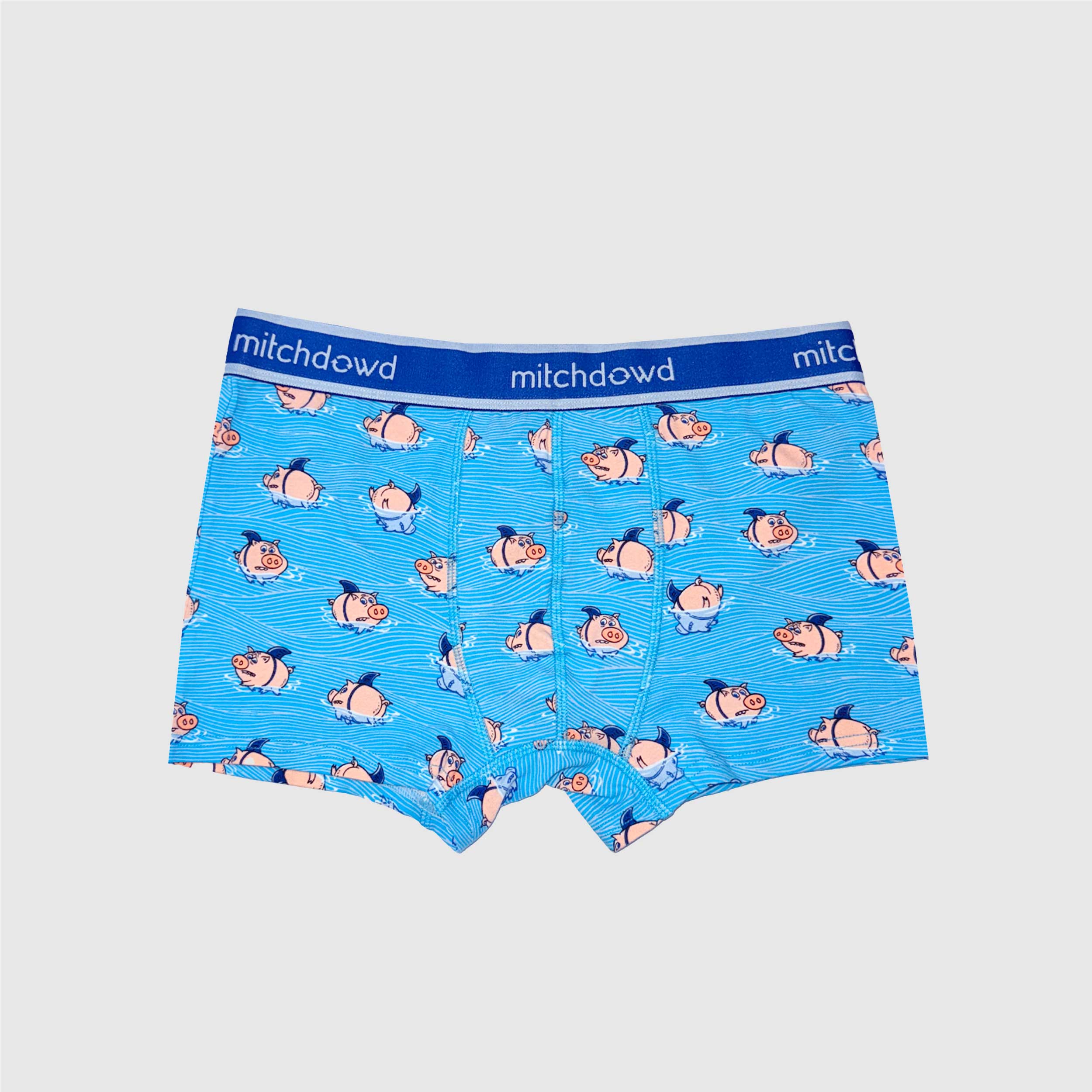 Boy's Trunk in Baby Shark Fin Print