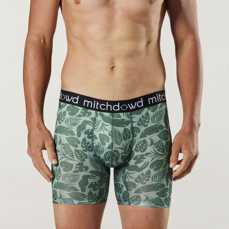 Men's Eco Toucan Montage Recycled Repreve® Comfort Trunk 3 Pack - Green - Image 2