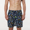 Men's Back Beach Bamboo Printed Woven Sleep Short - Navy