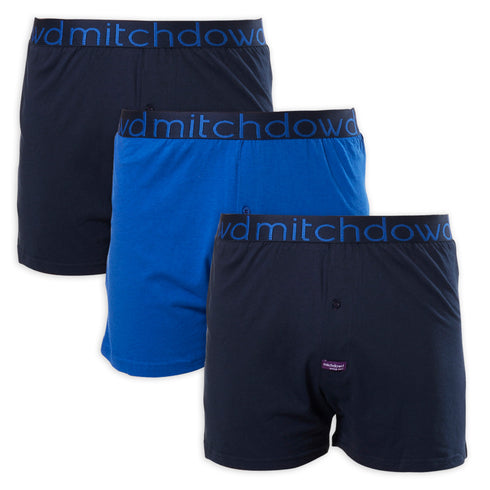 Men's Loose Fit Knit Boxer Short 3 Pack. Buy Online Now - Mitch Dowd