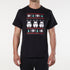 Men's Star Wars Ugly Christmas Cotton Printed Tee - Black