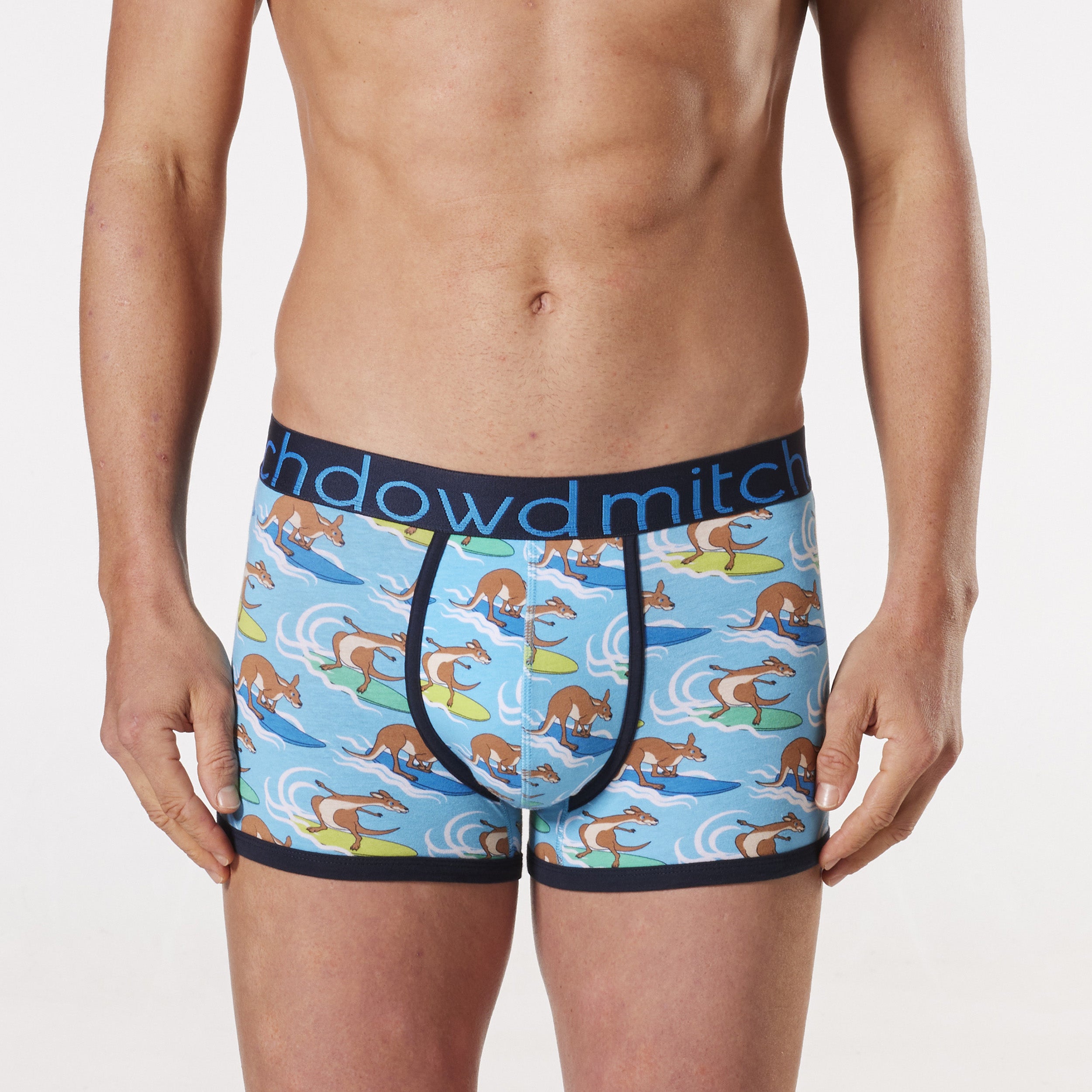 Men's Surfing Roos Cotton Printed Mid-Fit Trunk 3 Pack - Image 2