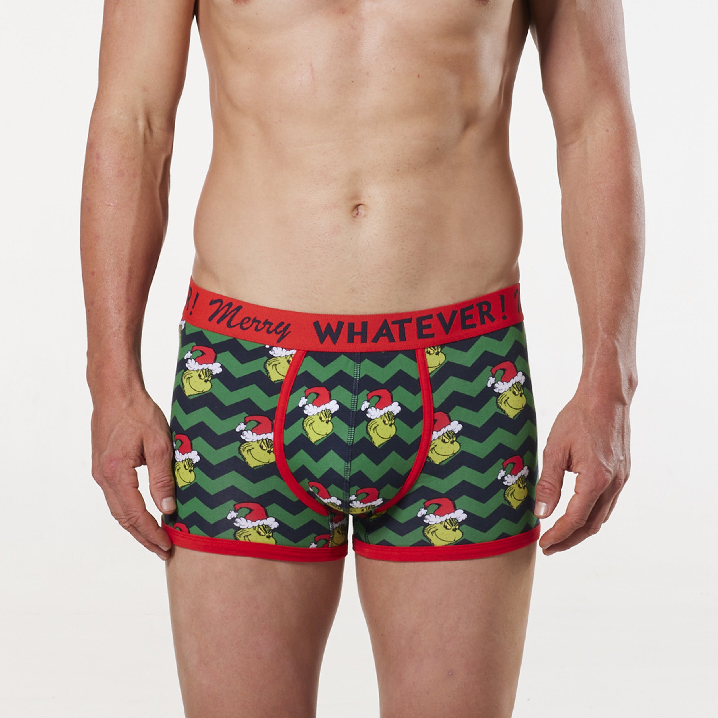 Men's Grinch Grinchmas Cotton Trunk - Image 1