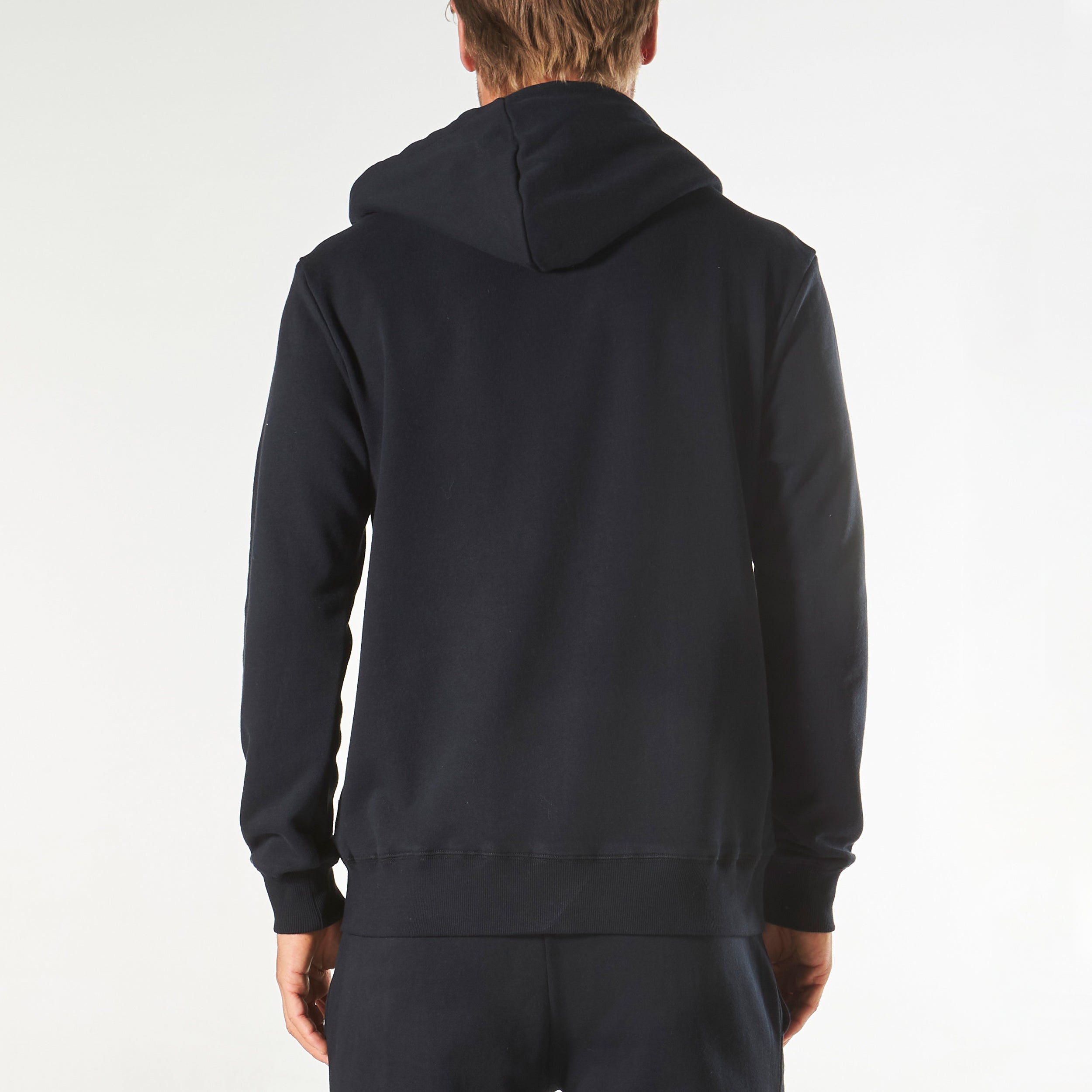 Men's Long Sleeve Lounge Hoodie - Black - Image 3