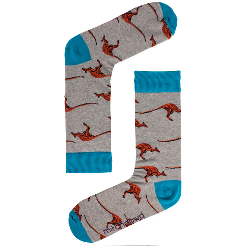 Men's Kangaroos Jacquard Crew Socks